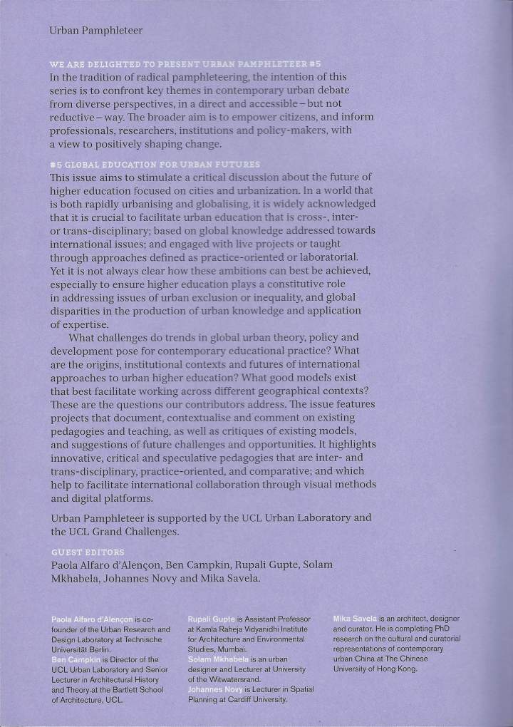 Global Education for Urban Futures — page. 2