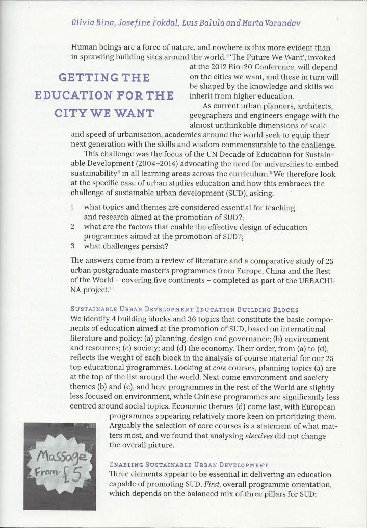 Global Education for Urban Futures — page. 7