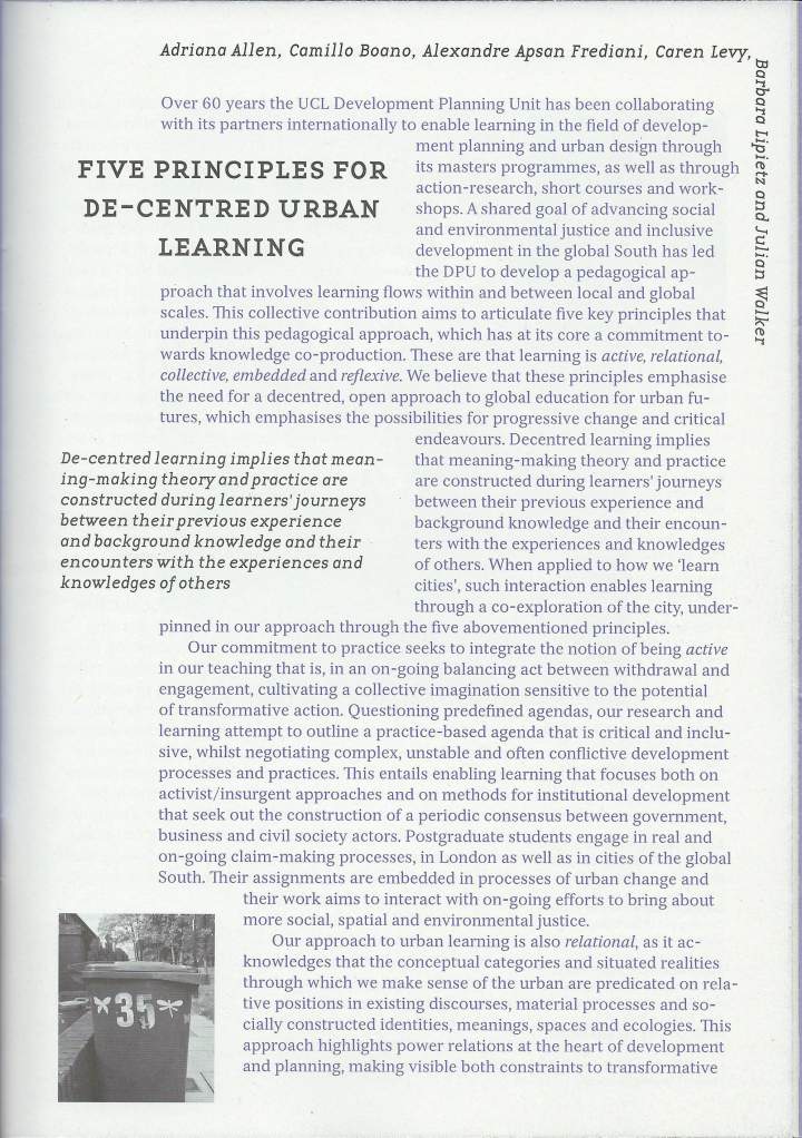 Global Education for Urban Futures — page. 37