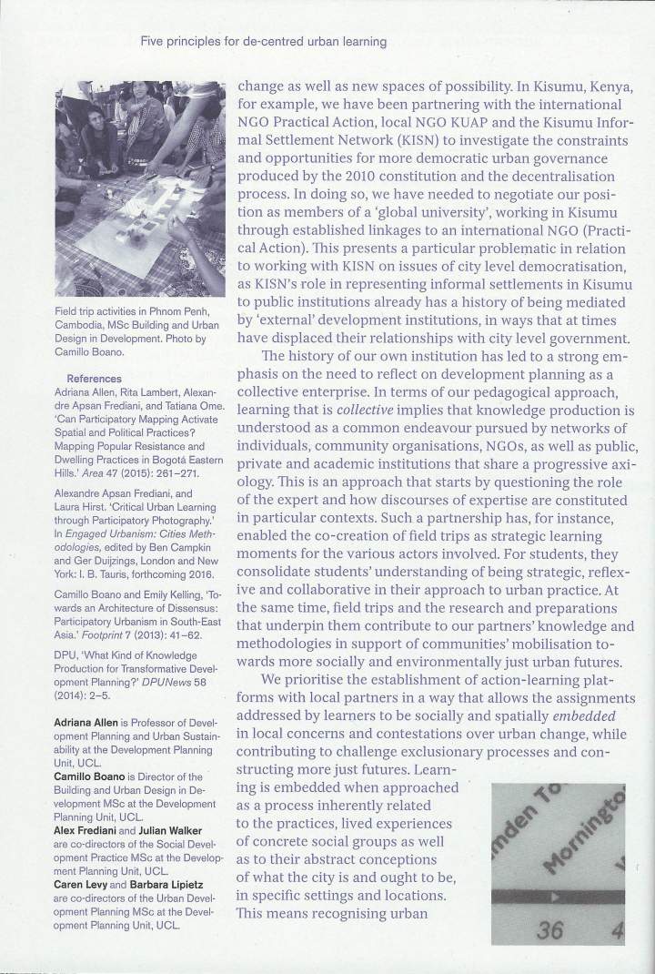 Global Education for Urban Futures — page. 38