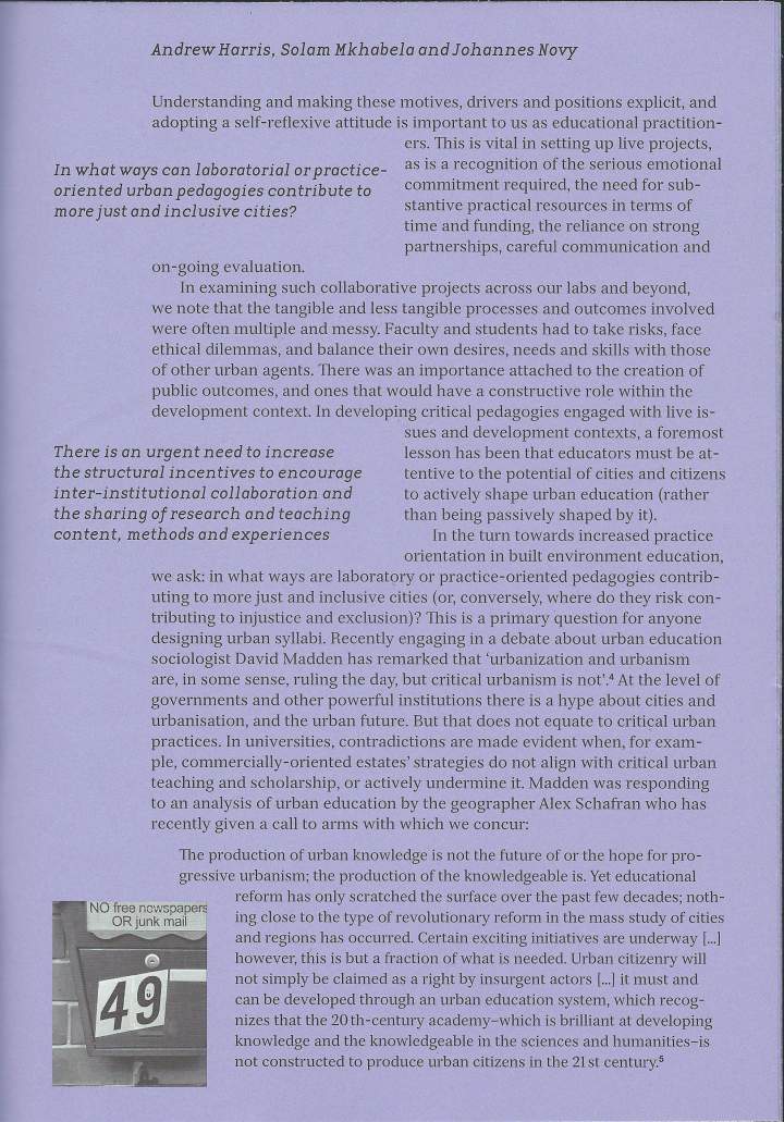 Global Education for Urban Futures — page. 51
