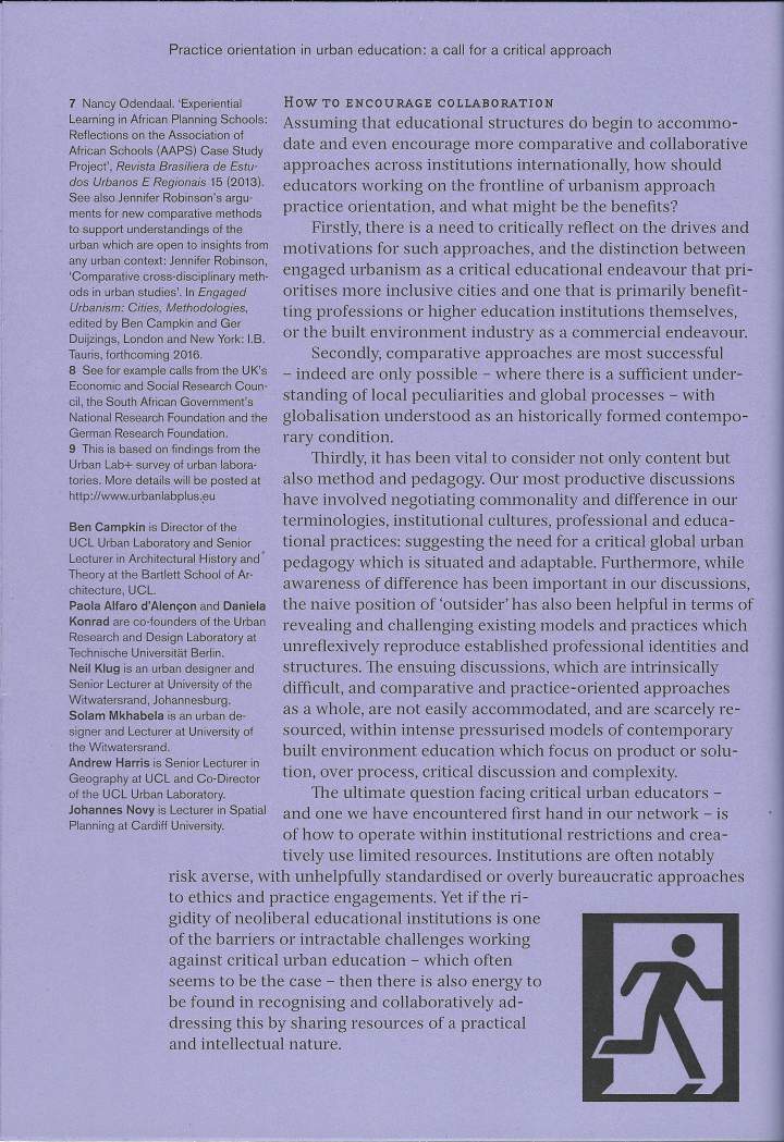 Global Education for Urban Futures — page. 54