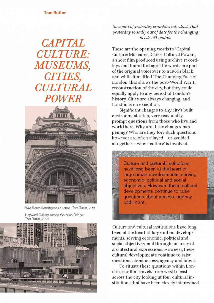 Museums, Cities and Cultural Power — page. 43